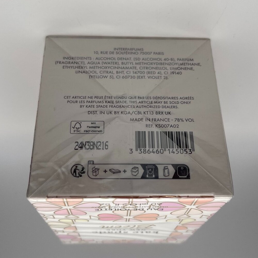 Kate Spade New York Bloom Eau de Toilette - 2 oz. - NWOT - Picture 3 of 4